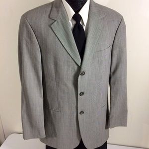 NEW Hugo Boss Men's Gray [Vintage] 3-Button Blazer